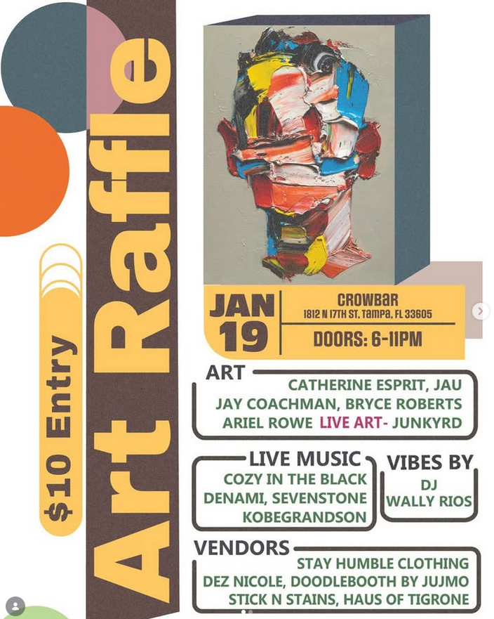 Art Raffle at Crowbar